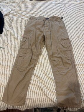 Men's Cargo Pants in Khaki - Classic Utility Style